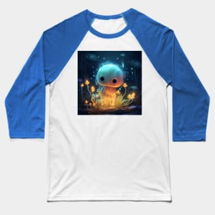 Lumalee - Cute little bioluminescent character for kids Baseball T-Shirt